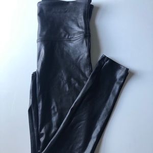 Spanx faux leather leggings